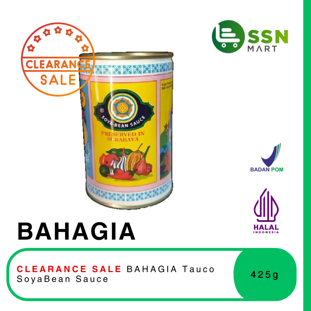 

CLEARANCE SALE BAHAGIA Tauco SoyaBean Sauce 425gr
