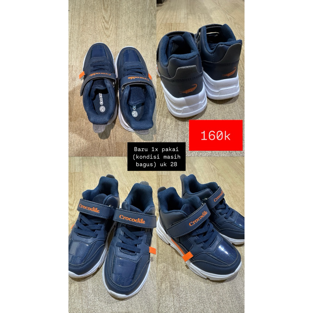 Sepatu Crocodile anak laki laki