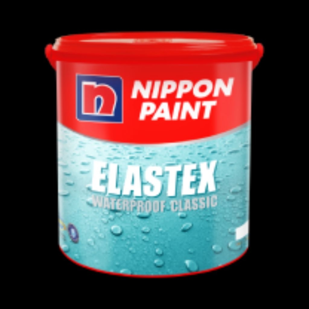 NIPPON PAINT ELASTEX CLASSIC CAT TEMBOK WATERPROOFING PERLINDUNGAN 5TAHUN UKURAN 4KG