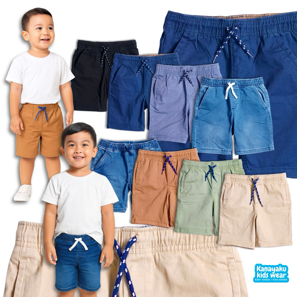 CELANA PENDEK SHORT PANTS DENIM JEANS ANAK LAKI-LAKI ANKO FOR BOYS