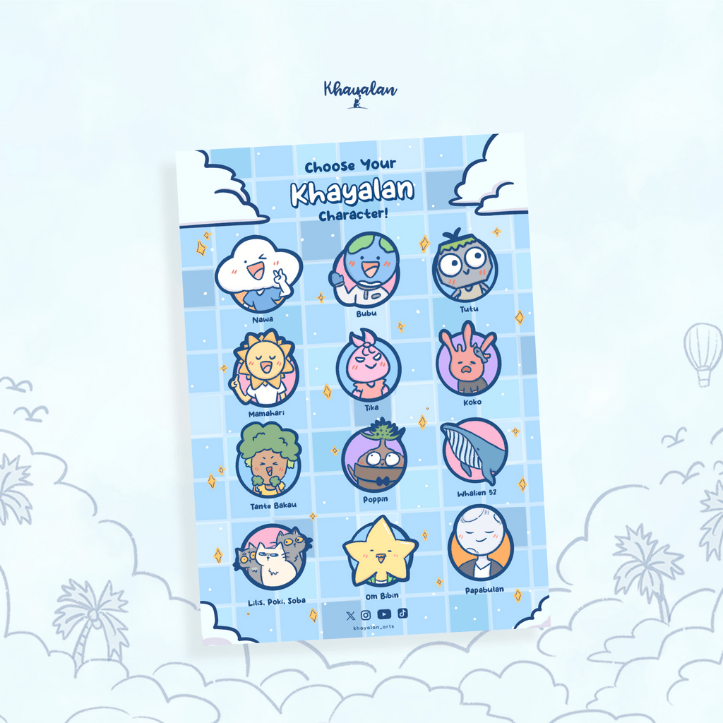 

STICKER NAWA & CO. | A5 | Kiss Cut Vinyl Doff