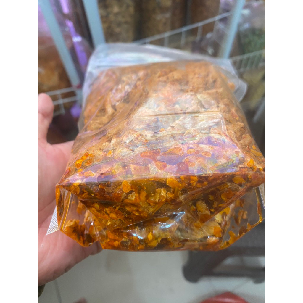 

keripik usus pedas mantul