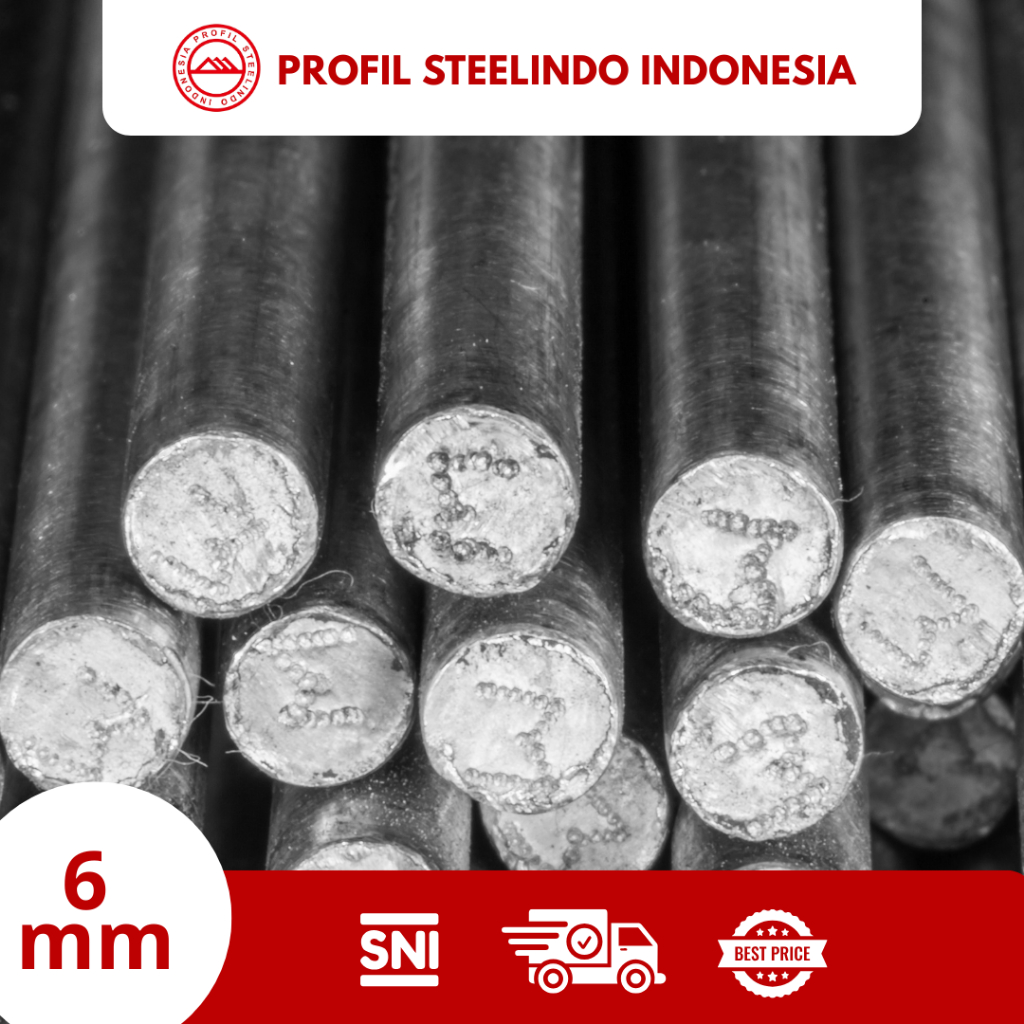 Besi Beton 6mm Polos Full SNI
