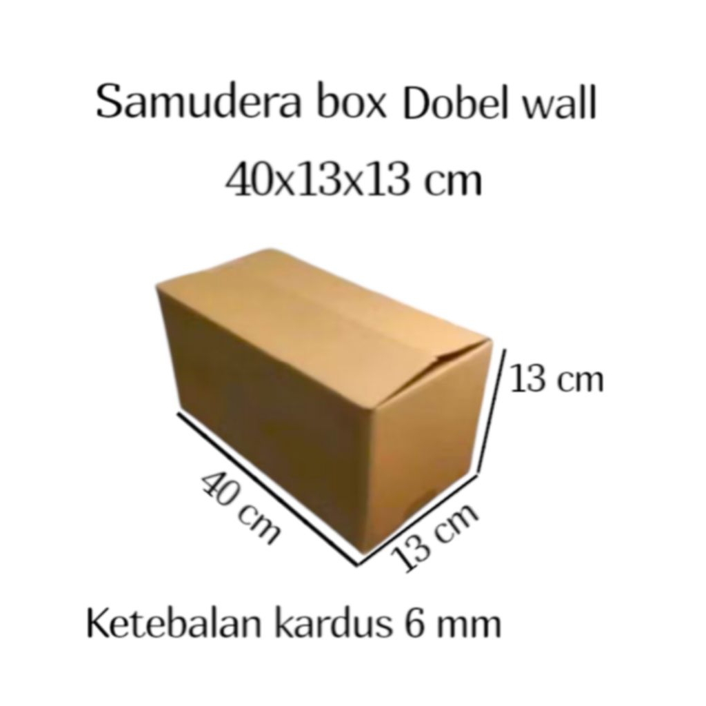 

kardus box uk 40x13x13 cm dobel wall polos