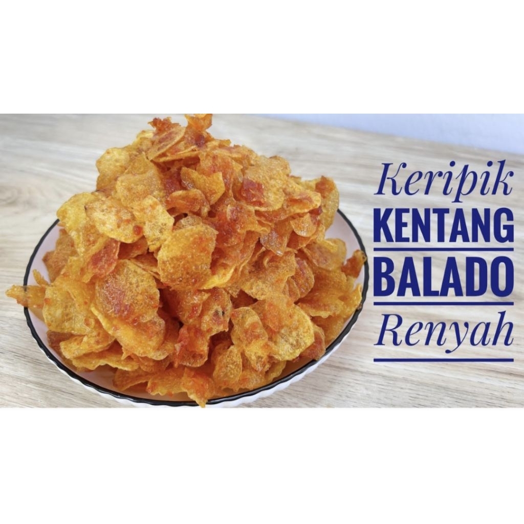 

KRIPIK KENTANG BALAD0 KRIUK PEDAS GURIH, 1KG
