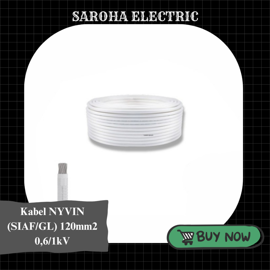 Kabel NYVIN (SIAF/GL) 120mm2 0,6/1kV 200°C *First Cable*