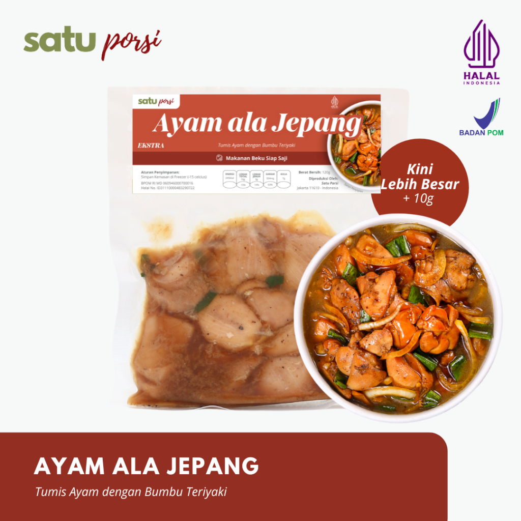 

Satu Porsi Ayam ala Jepang Ekstra