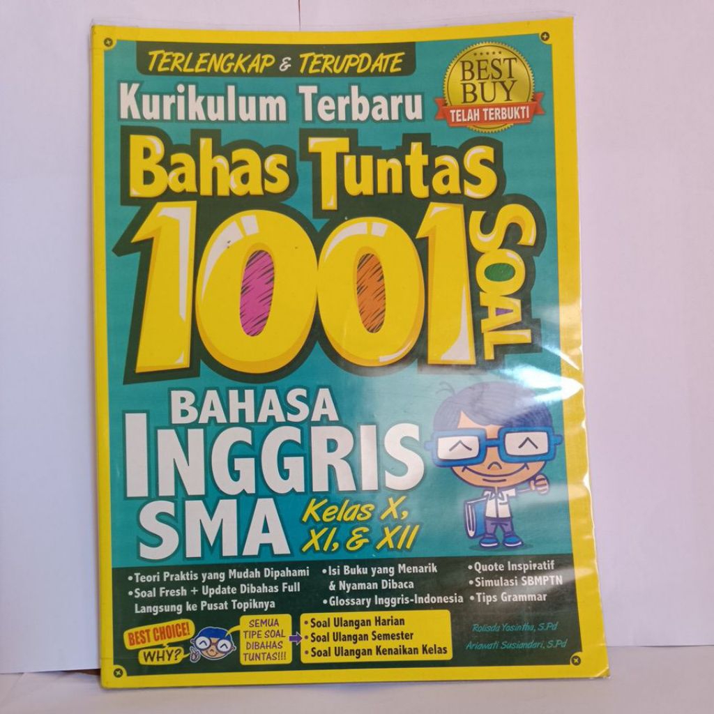 Bahas Tuntas 1001 Soal Bahasa Inggris SMA Kelas X, XI, XII
