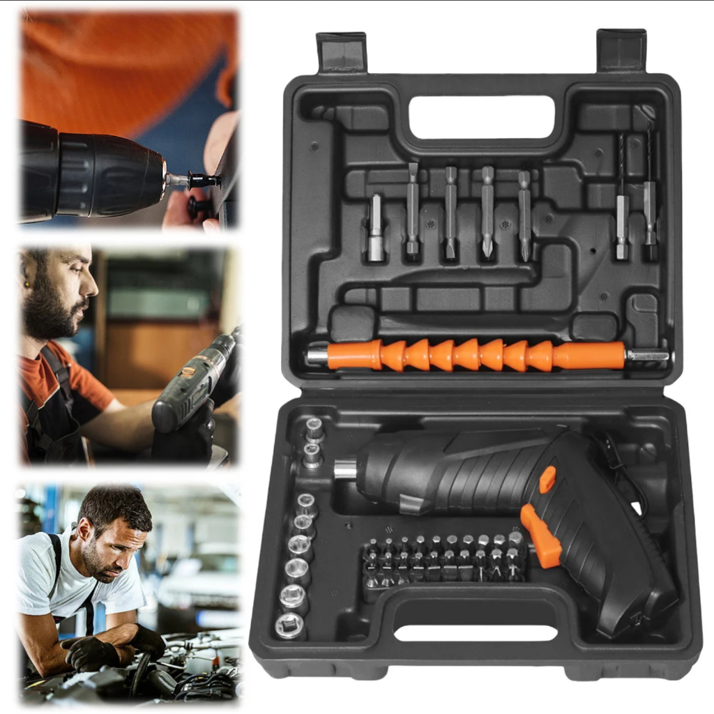 Bor Tangan Elektrik Mini Mesin Bor Baterai Impact Cordless Drill / Mesin Bor Tangan Elektrik Baterai