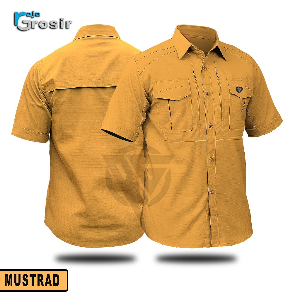 kemeja tactical pria tangan pendek M-TAC Pernusa  mustad PREMIUM