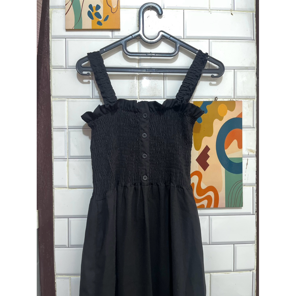 Dress Korea Hitam