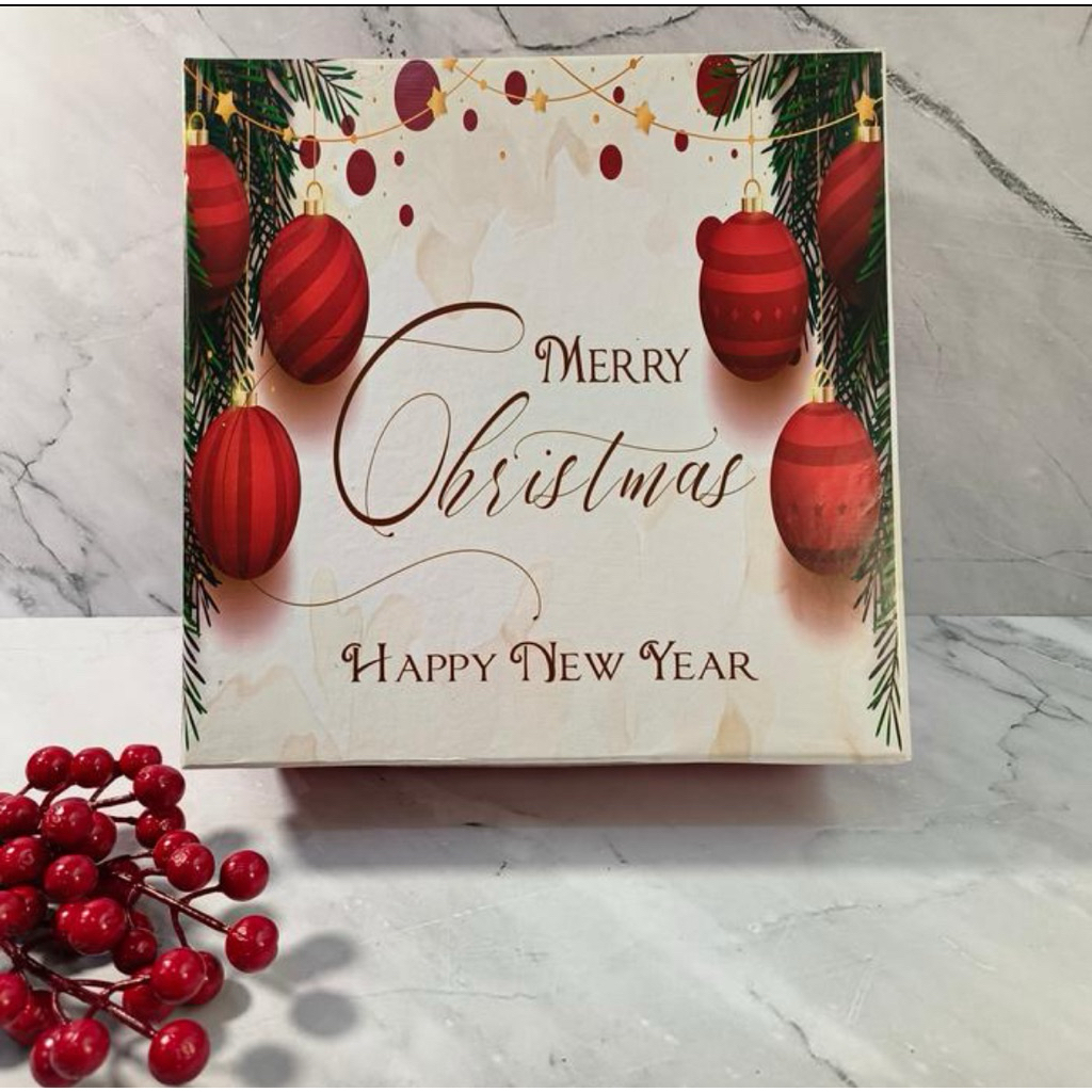 

Hardbox Natal /Christmas 22x22x8cm type 01 hampers natal/boxnatal/parcelnatal