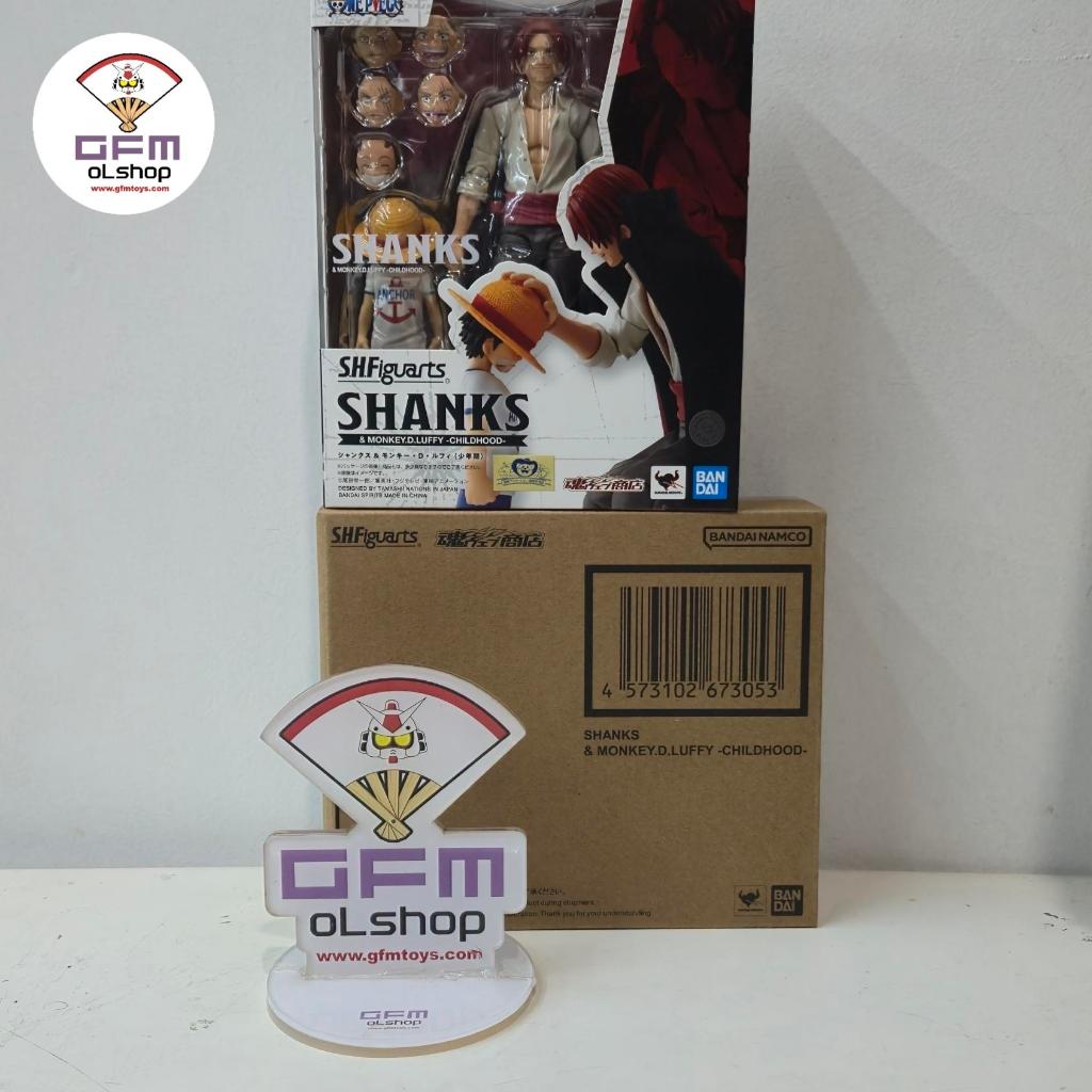 SHF Shanks & Monkey.D.Luffy - Childhood- One Piece