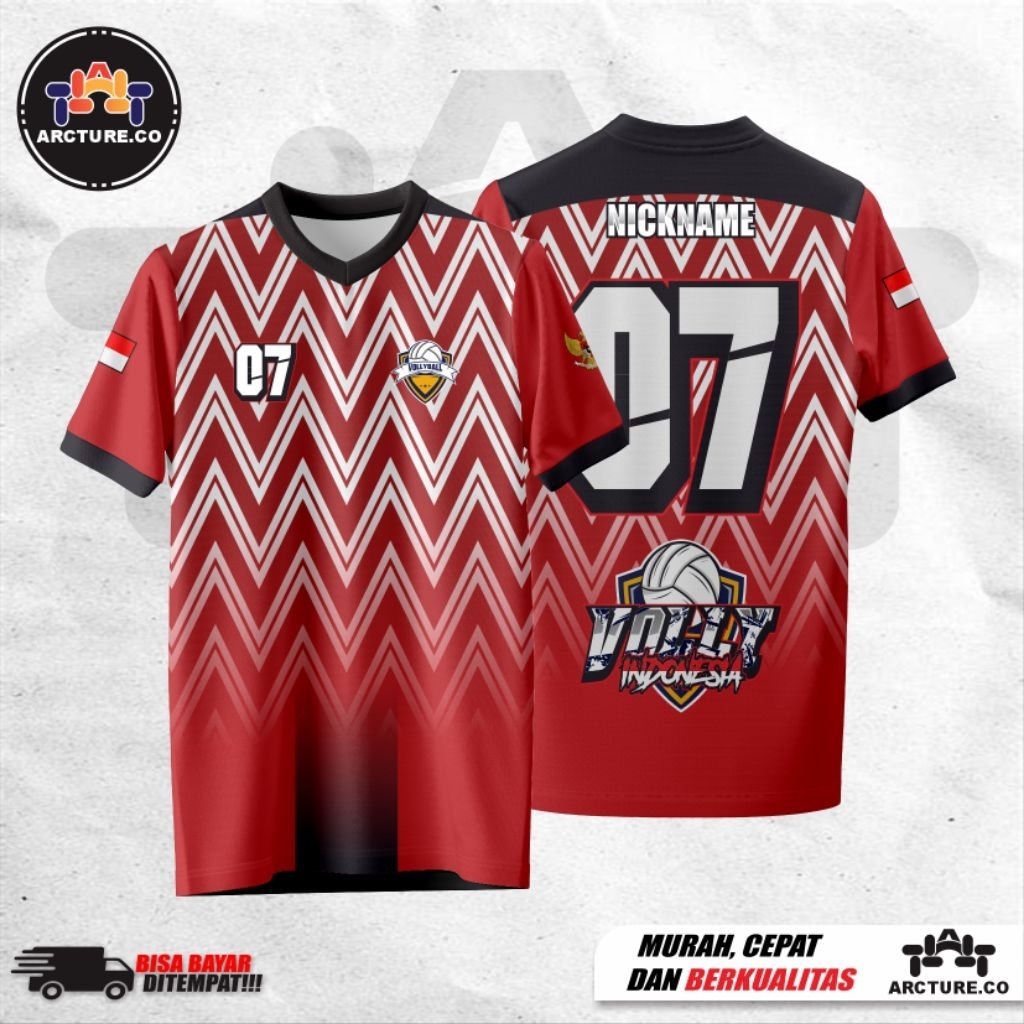 Jersey Volly/Jersey Volly Custom Desain Sport