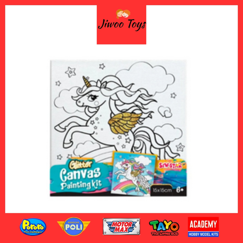 

Sew Star Glitter Canvas Painting Kit Unicorn SS-22-001