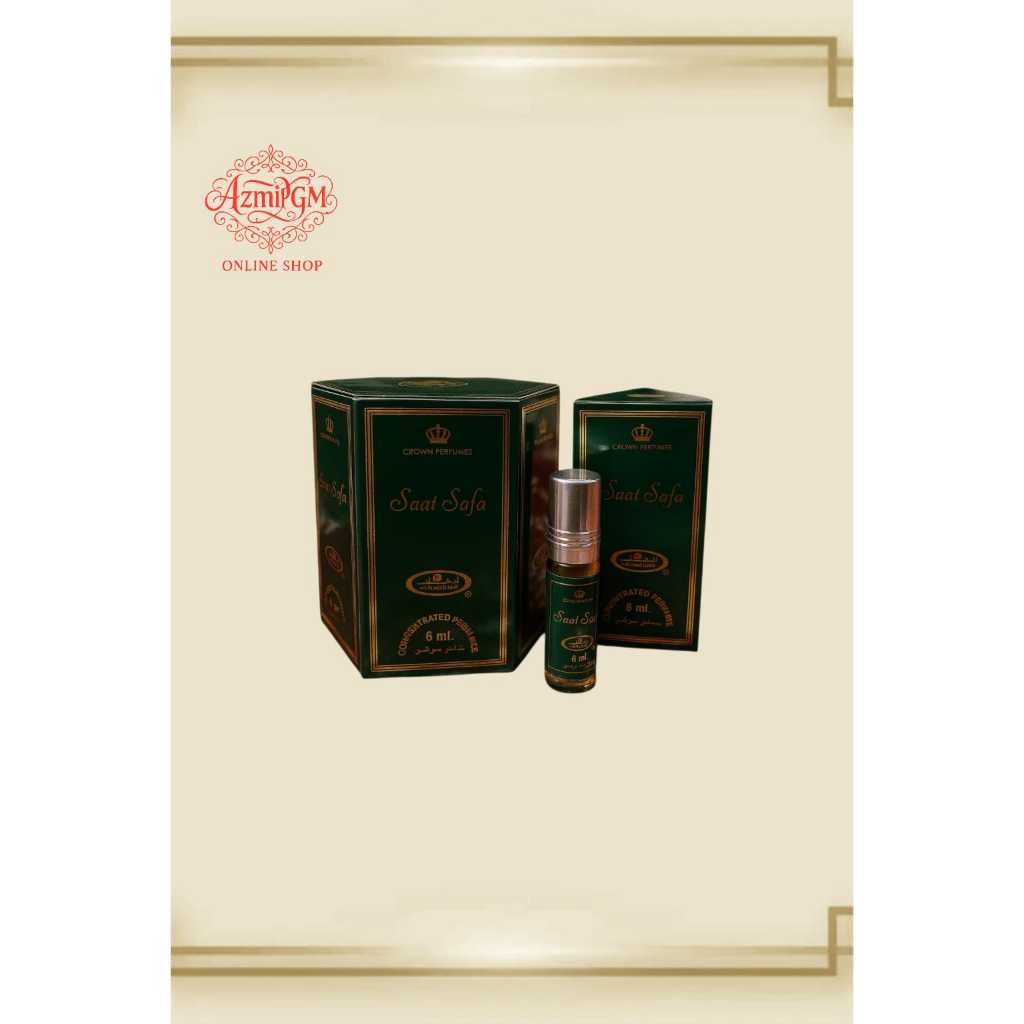 Parfum AL Rehab ROLL 6ML Saat Safa Original Saudi Arabia