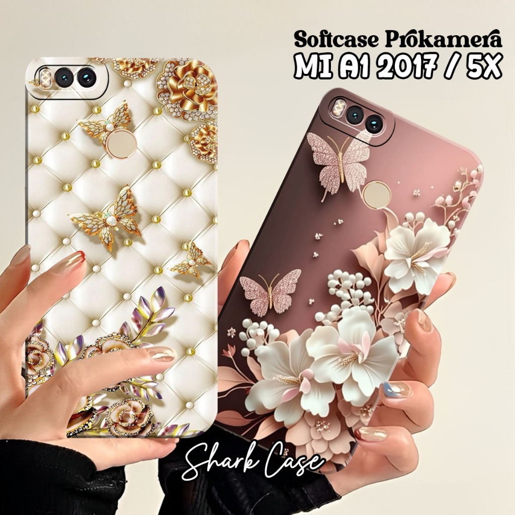 Softcase REDMI A1 2017 / REDMI 5X / 4X / 4A / 5A / 6A / 7A / 9A / 5 / 5 PLUS / 6 Motif Bunga Aesthet