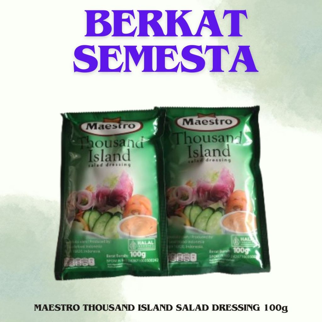 

Maestro Thousand Island Salad Dressing 100G