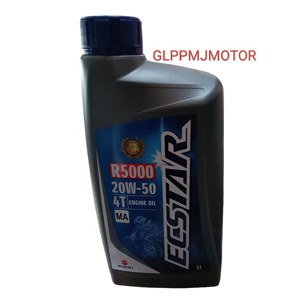 ECSTAR R5000 4T Engine Oil 20W-50 MA 1Liter Oli Mesin Motor Suzuki SGO 1L 1000ml