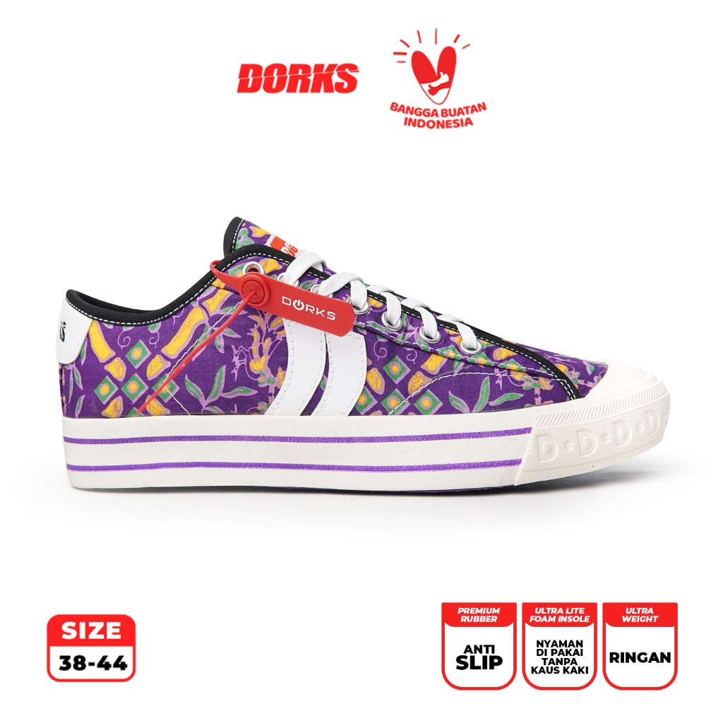 Dorks - Wangsa x Batik Tangerang Sepatu Sneakers Casual Pria Wanita