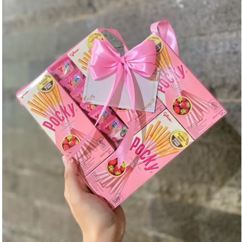 

POCKY LOVE, POCKY MINI, HAMPERS ULANG TAHUN (Free pita+packing)
