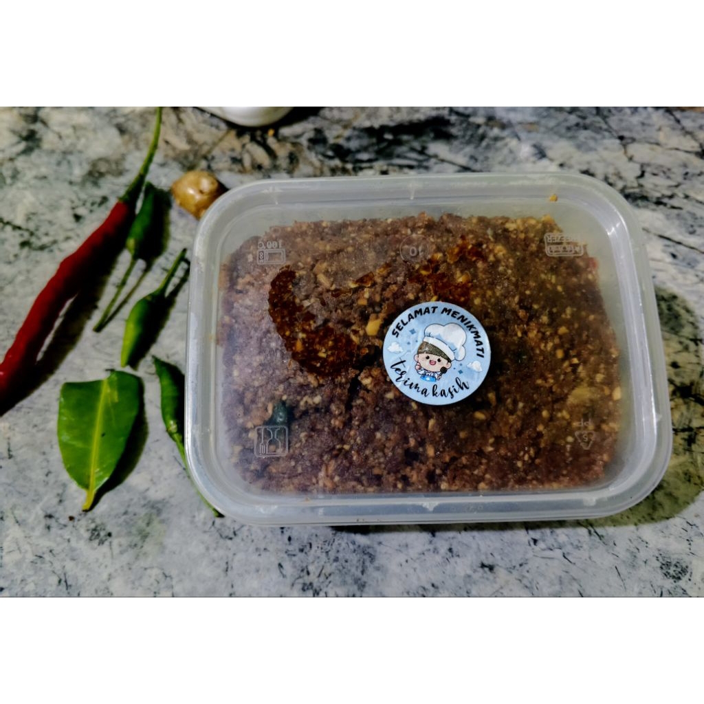 

Sambal kacang asli Madiun. Tanpa bahan campuran, tanpa bahan pengawet. berat kurleb 200g