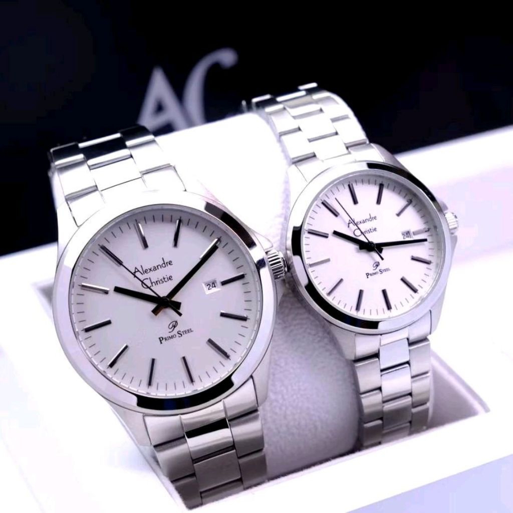 Jam Tangan Couple 1026 Alexandre Christie 1026 AC1026 AC 1026 [Original]