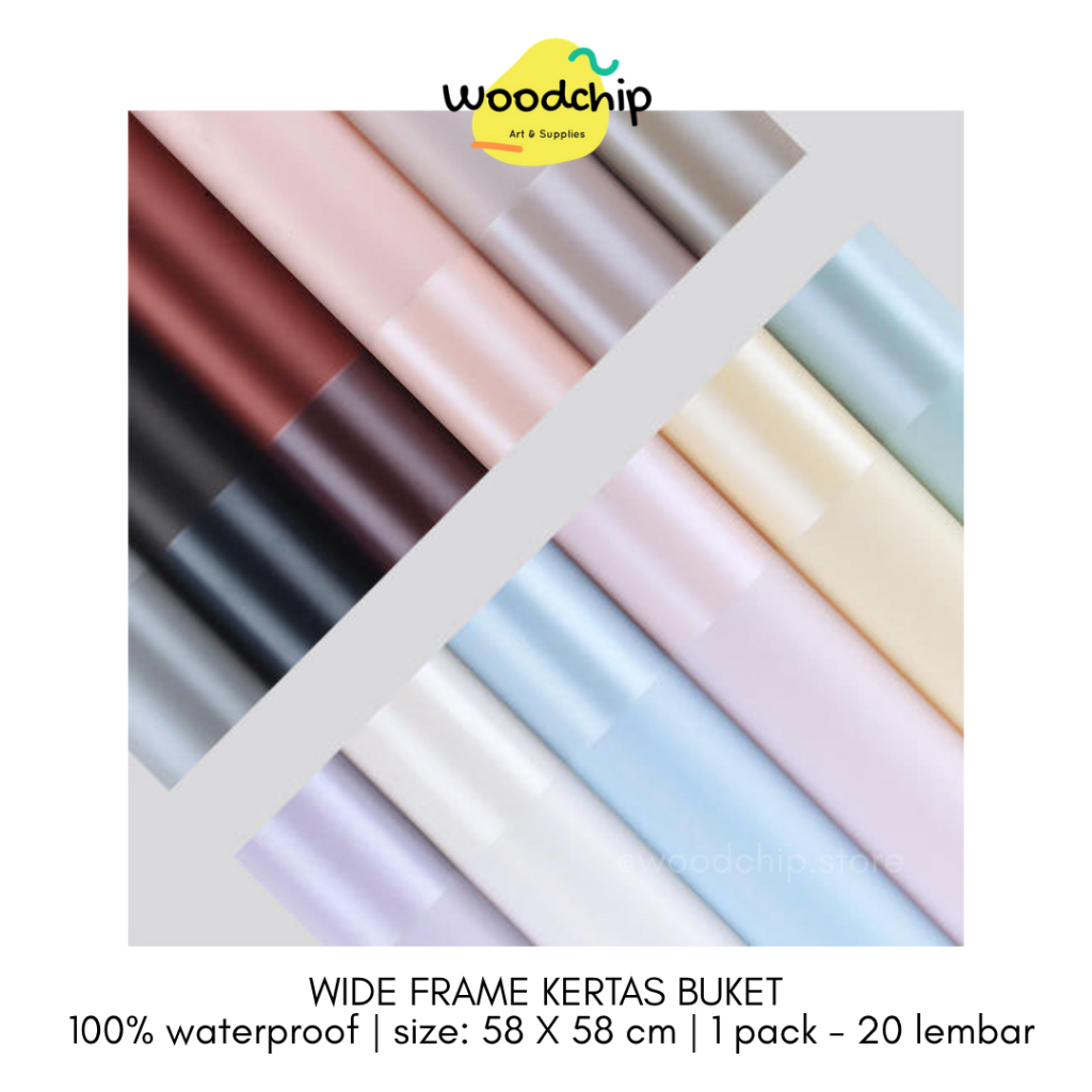 

[PACK] WIDE FRAME CELLOPHANE (1 PACK ISI 20 LEMBAR) KERTAS BUKET BUNGA WRAPPING PAPER