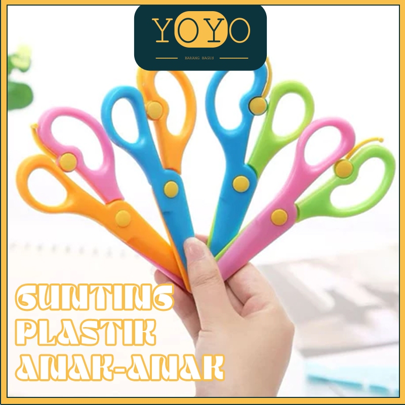 

Gunting Anak Aman Gunting Plastik Pengaman Kerajinan Tangan Gunting Pengaman DIY / Mini Size Scissors / Gunting DIY untuk Anak