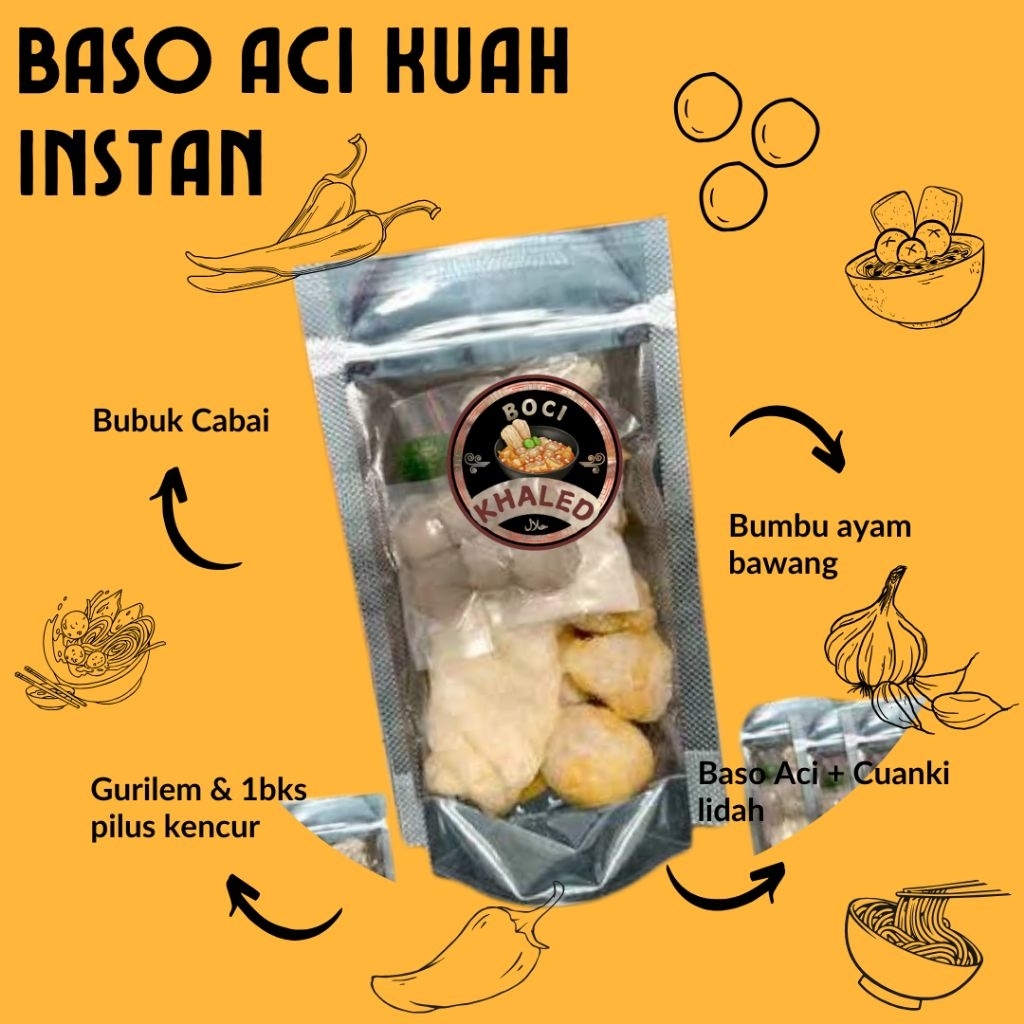 

[BASO ACI INSTAN] baso aci instan cuanki kuah seblak komplit pedas jeruk limobbaso aci ayam suwir pedas mercon cuanki mie paket usaha 12 bungkus paket hemat