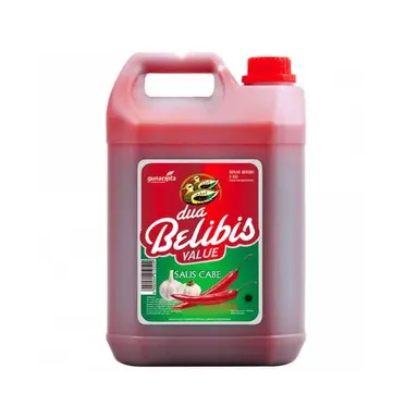 

Saus dua belibis sambal jerigen 5kg / Saus Lezat dan Pedas Murah
