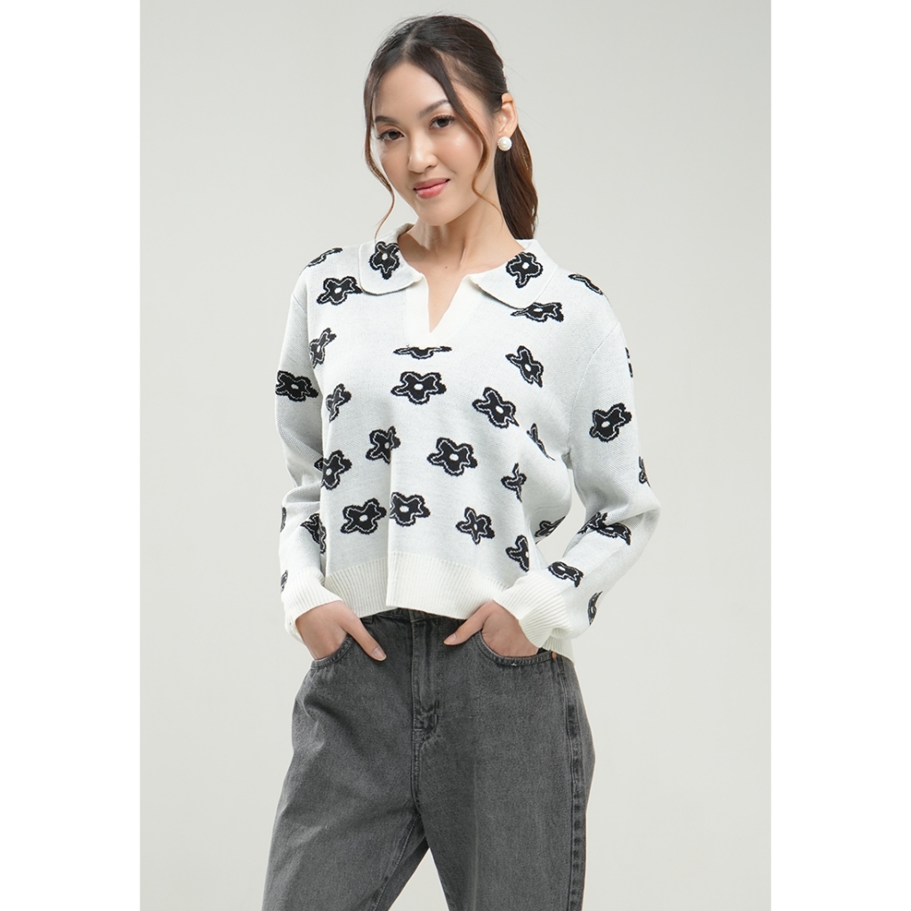 Hardware Clothing Jaket Sweater Wanita Hardware Daisy Sweater