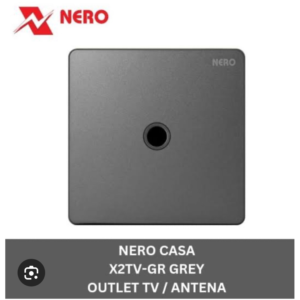 NERO CASA X2TV-GR GREY OUTLET TV / ANTENA