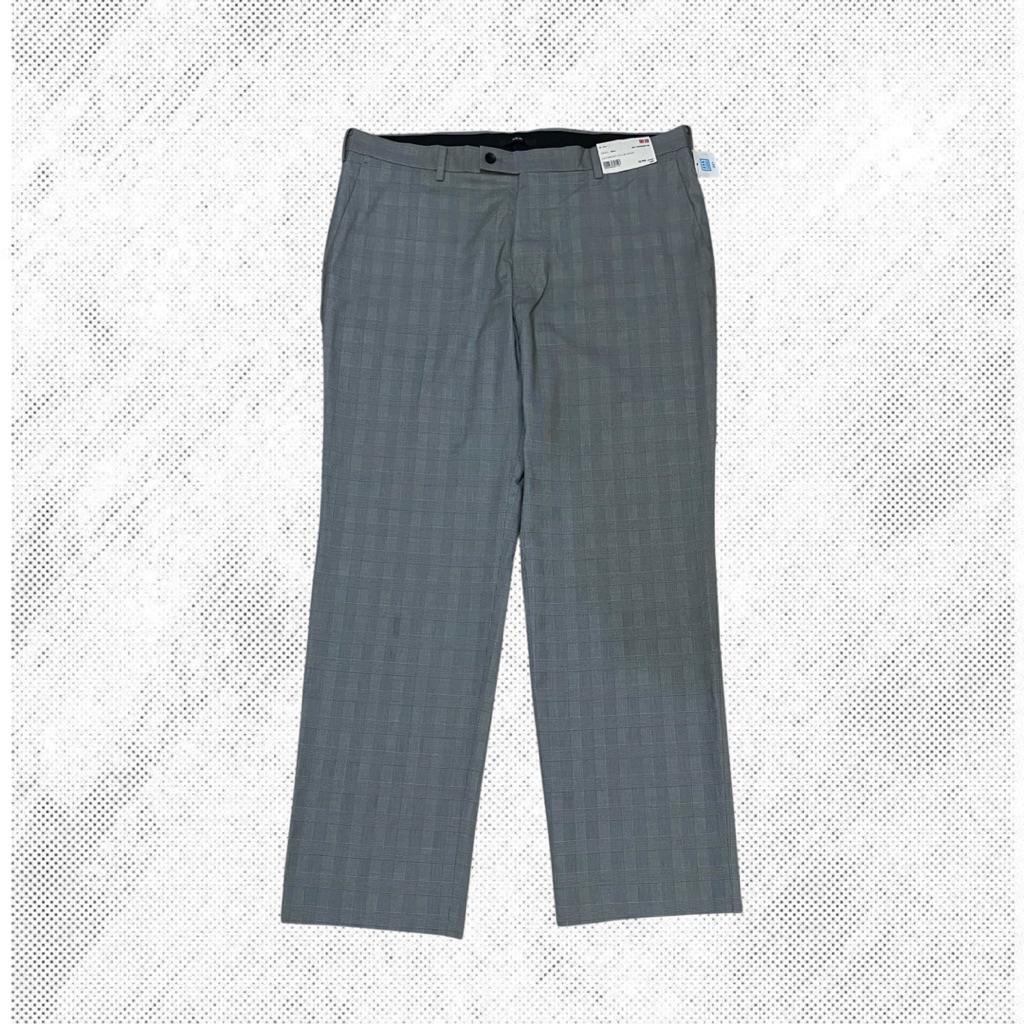 Work Pants Tartan UNIQLO Slim Fit / Celana Bahan Pria / JP252 / Size 38