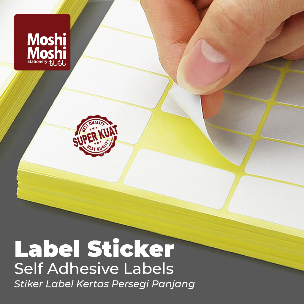 

Label Sticker Undangan Shelf Adhesive Paper Kertas Tempel Dokumen Isi 7 Lembar