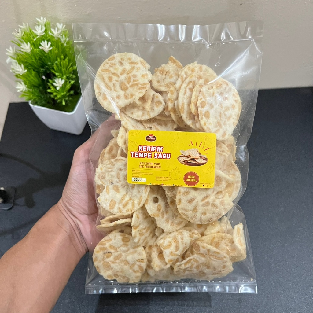 

[KERIPIK TEMPE SAGU ORIGINAL] Super Renyah | Camilan Tempe Pedas Gurih | Snack Tempe Homemade