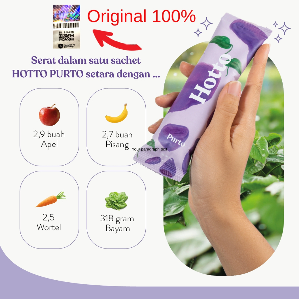 

Hotto Purto Sachet Superfood Multigrain