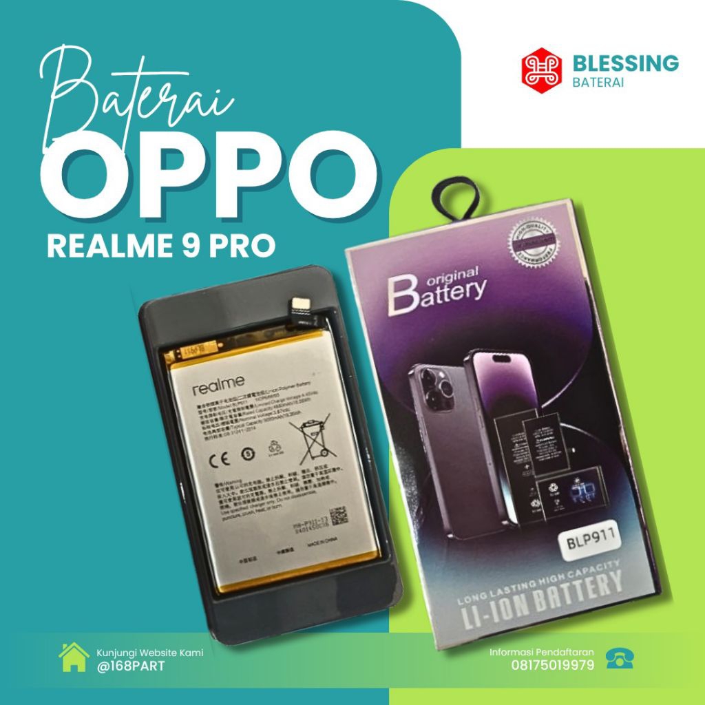 BATERAI OPPO REALME 9 PRO/9i/V25 BLP-911