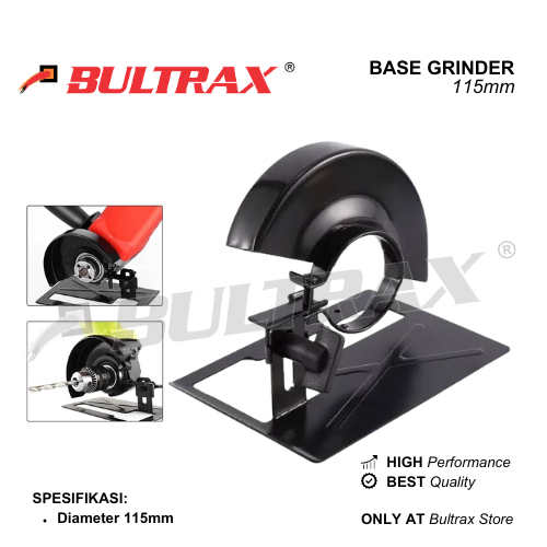BULL Base Gerinda 115mm / Tatakan Dudukan Mesin Gerinda Tangan Plus Cover / Stand Grinder Holder