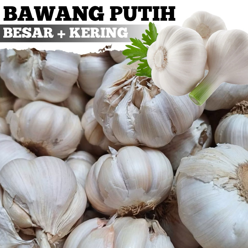 

(1kg) Bawang putih superan kering /sudah di sortir /bersih / 1kg/500gram/250gram