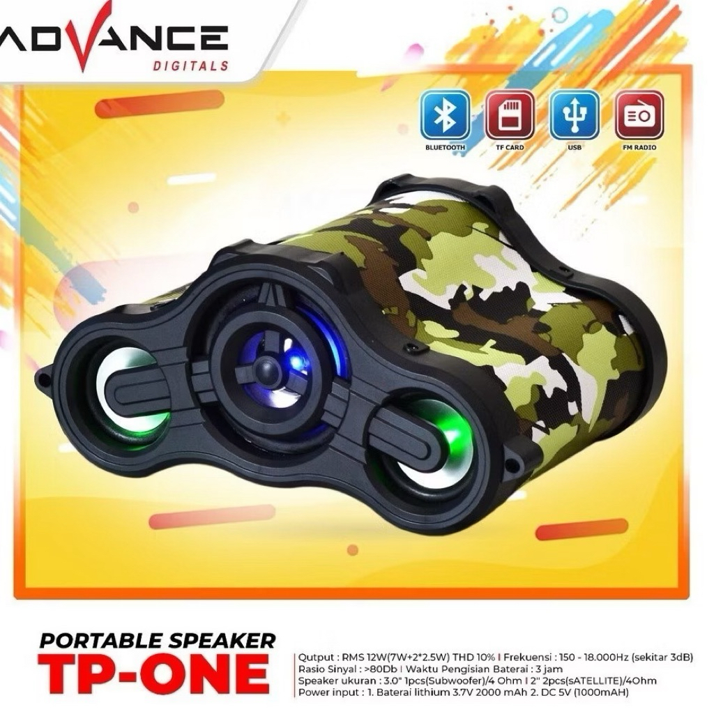 Speaker Portable Advance TP-one BT MP3