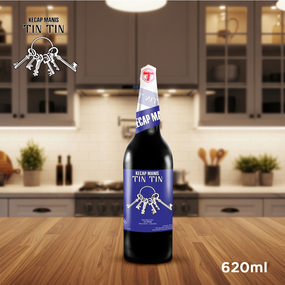 

Kecap Manis Tintin Biru Botol Kaca 620ml