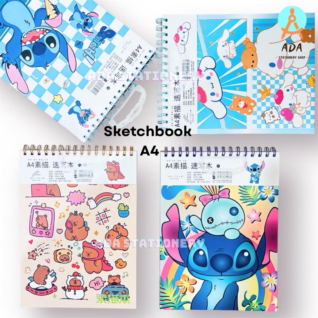 

SKETCHBOOK A4 TEBAL/ BUKU GAMBAR A4/ KERTAS SEMI CANVAS