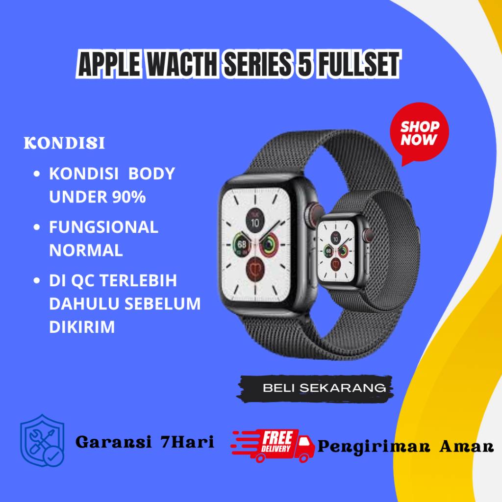 Apple Watch Series 5 40MM 44MM  Grade B Fullset Second