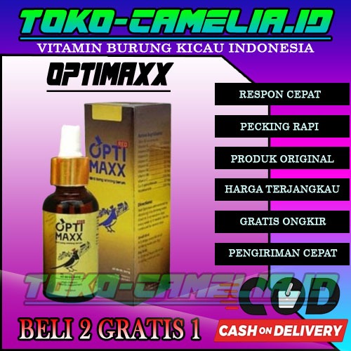 OPTIMAXX ORIGINAL | Vitamin Burung Kicau Cepat Gacor Murai Batu Cucak Ijo Kacer Dan Lainya