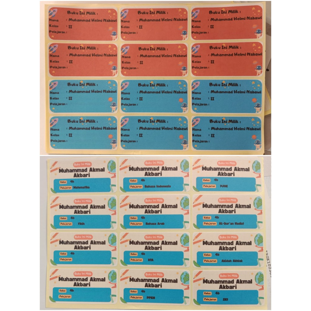 

Stiker Buku Pelajaran by Nabila Printing (BACA DESKRIPSI)