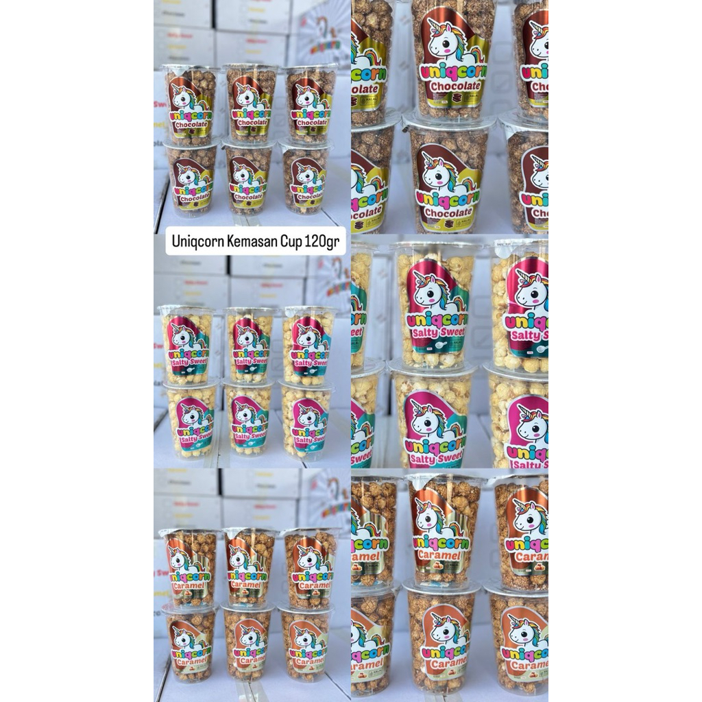 

POPCORN UNIQCORN CUP 120GR