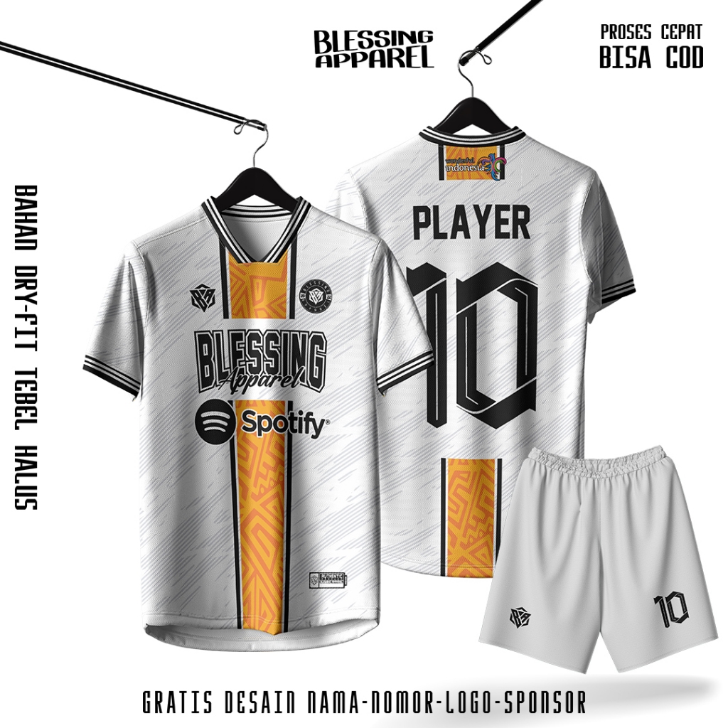 JERSEY FUTSAL & BOLA FULL PRINTING CUSTOM DESAIN SENDIRI