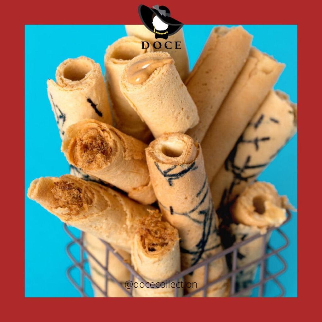 

Hi Walk HiWalk Taiwan Egg Roll Eggrolls Peanut Sesame Classic Pork Floss Kacang Wijen Abon Semprong