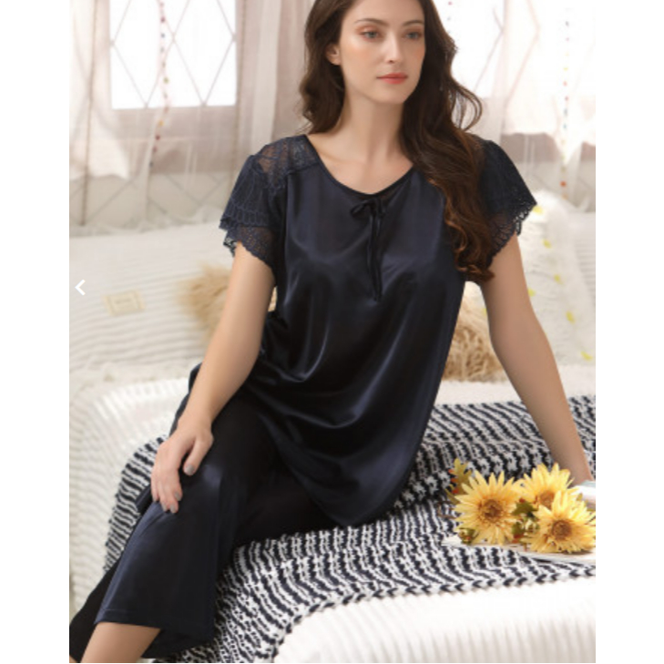 TKPD39] SETELAN SLEEPWEAR / LINGERIE SET FELANCY BAHAN SATIN SUPER HALUS DAN DINGIN SIZE M L (HARGA 